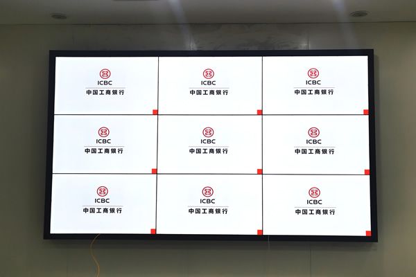 案例分享：近期的中國工商銀行營業(yè)廳、展廳拼接屏安裝工程