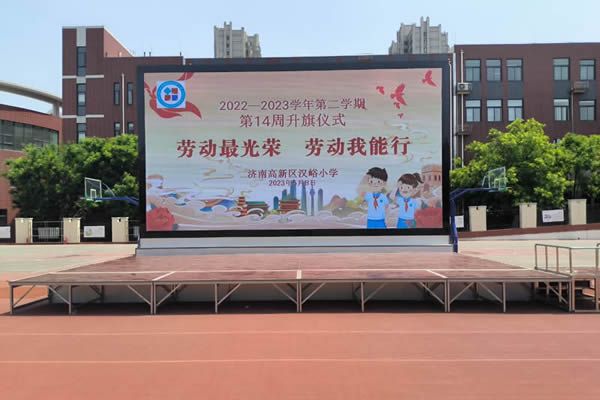 舞臺背景墻尺寸6*10米，配多大的LED顯示屏合適？